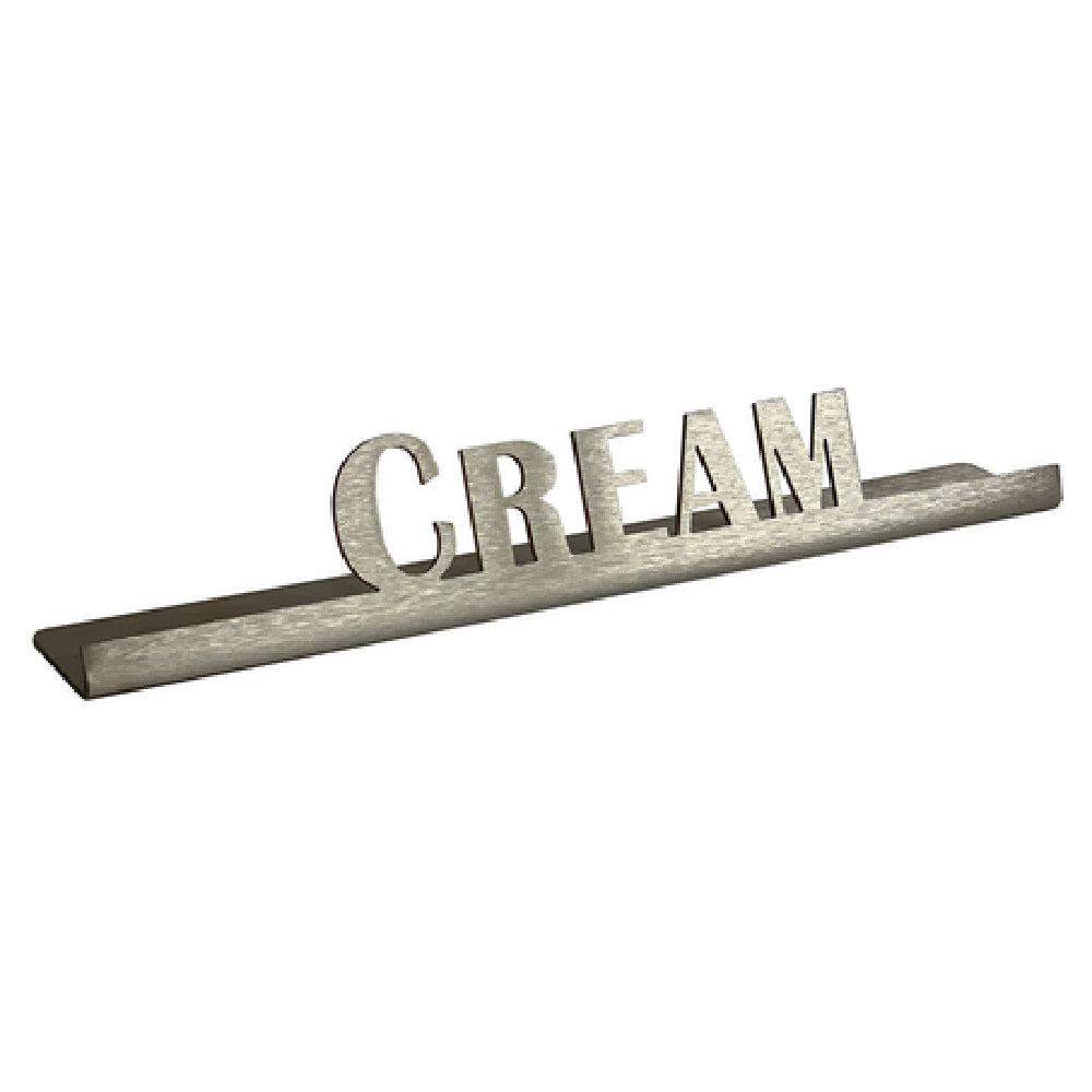 Service Ideas 1C-BF-CREAM-SIGN Beverage ID Sign "Cream" 1"H X 6-1/2"W