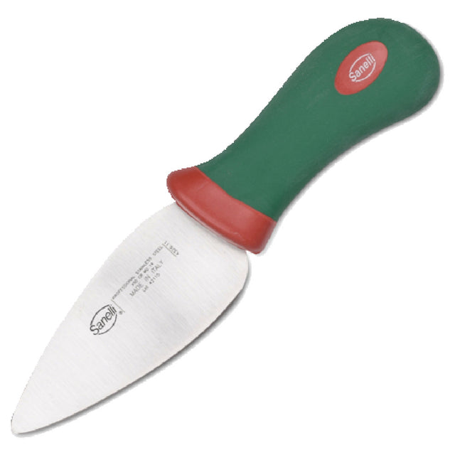 JB Prince Z293 Sanelli Parmesan Cheese Knife 4-1/2" Stamped Ergonomic Rubber Handle