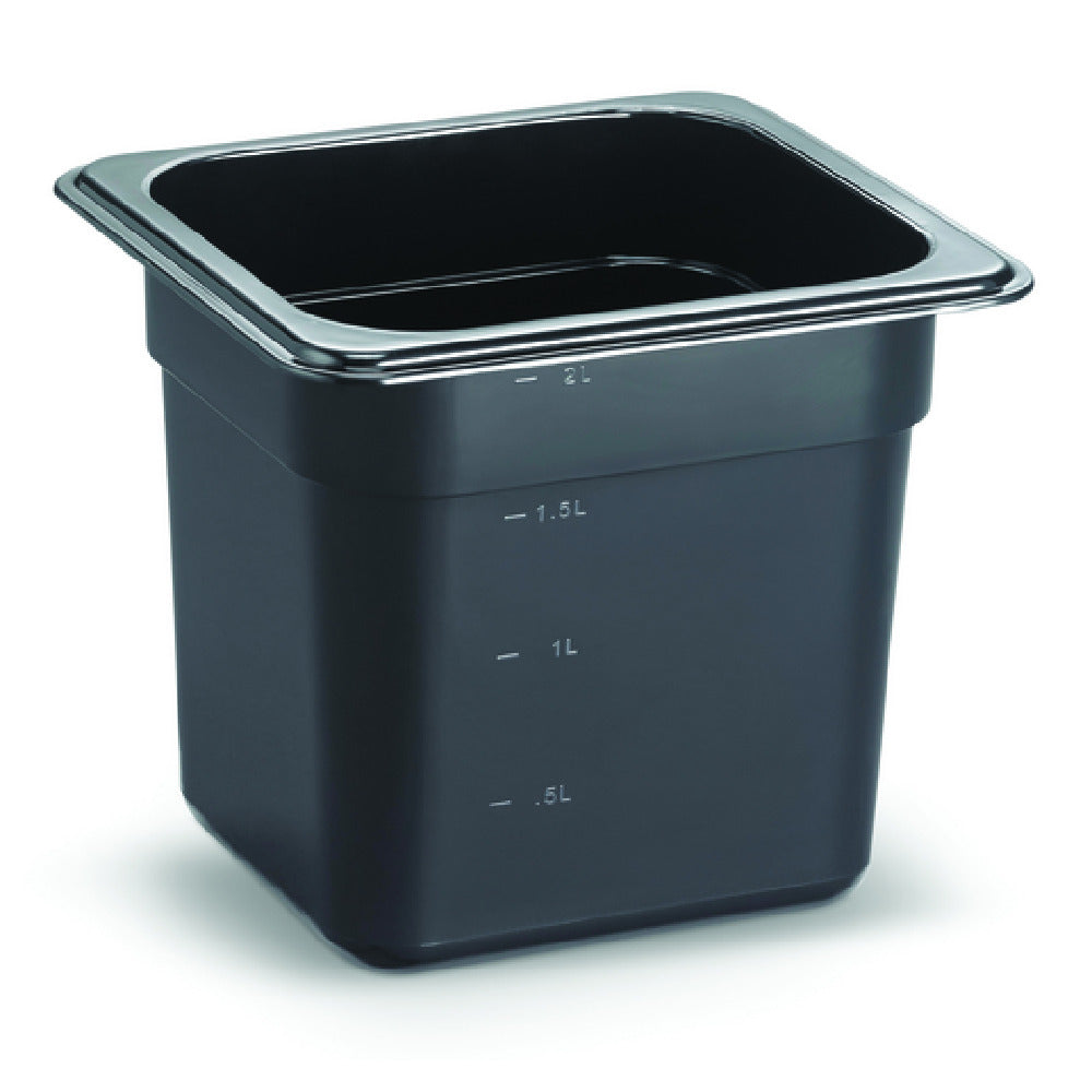 Hubert 82026 - Hubert® Cold Food Pan, 6-15/16"L X 6-3/8"W X 6"D, Sixth-size