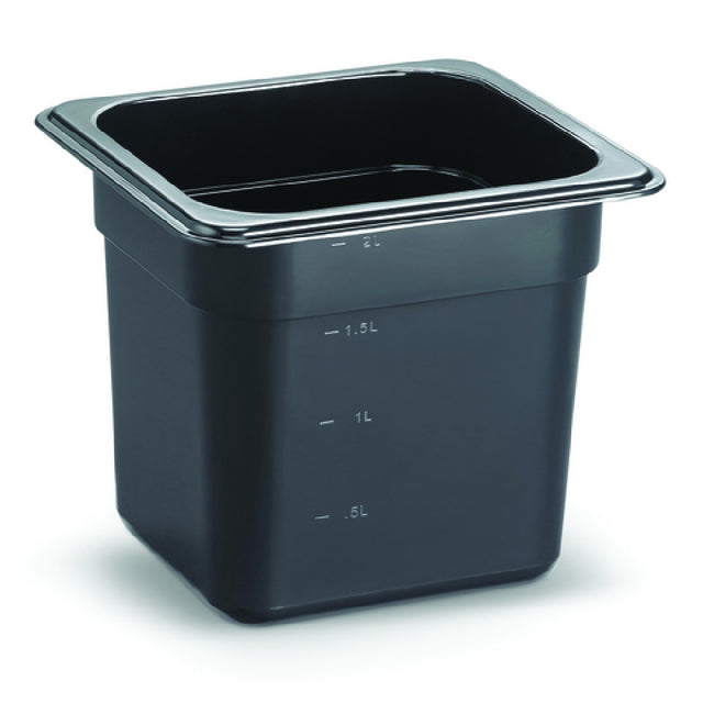 Hubert 82026 - Hubert® Cold Food Pan, 6-15/16"L X 6-3/8"W X 6"D, Sixth-size