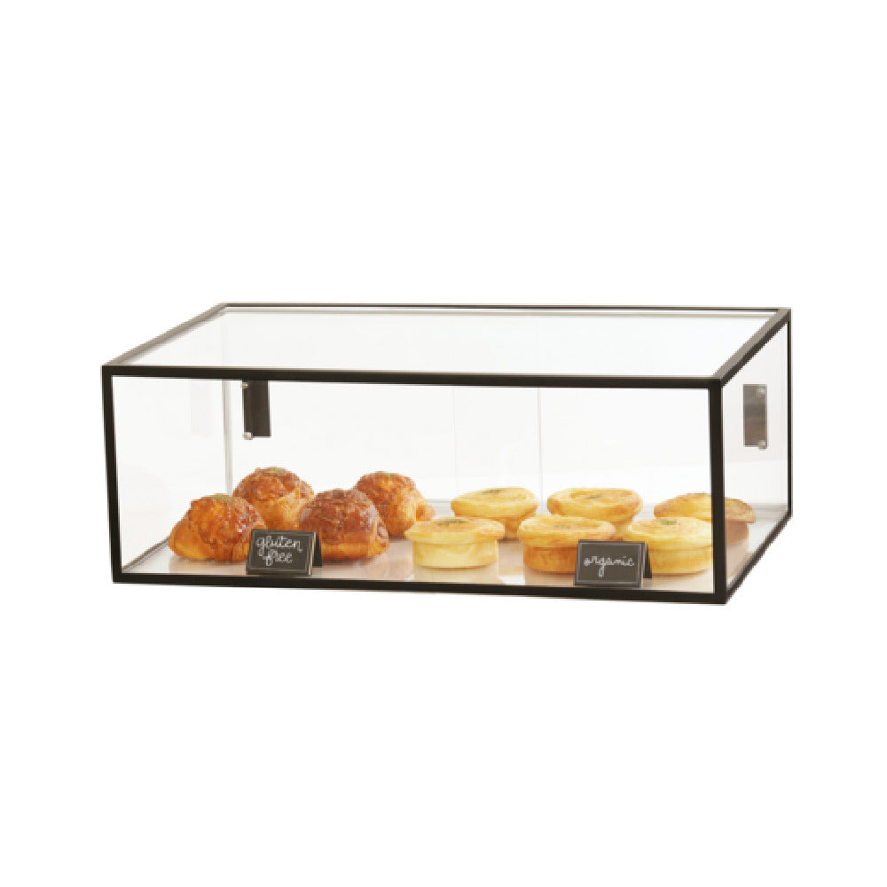 Cal-Mil 23753-13 Case Display 28"W X 17"D X 10"H Stackable Design With Sliding Doors