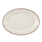 Steelite HL15763931 Rolled Edge Oval Platter 13.375" X 9.25" X 1.5" RE & NR