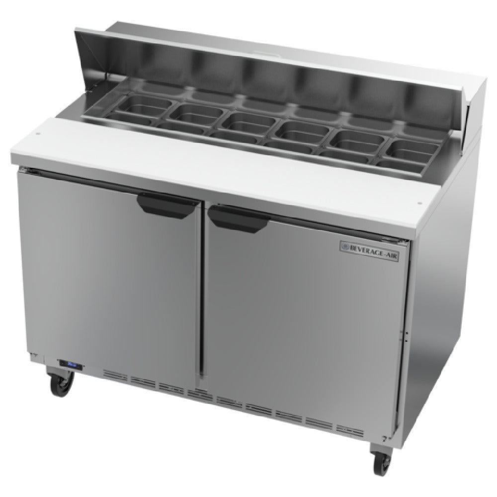 Beverage Air SPE48HC-12 Sandwich Top Refrigerated Counter Two-section 48"W