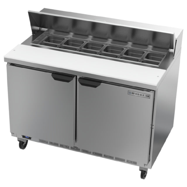 Beverage Air SPE48HC-12 Sandwich Top Refrigerated Counter Two-section 48"W