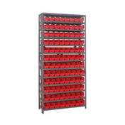 Quantum 1275-101_IVORY - Shelving Unit, 12"D X 36"L X 75"H, Heavy Duty
