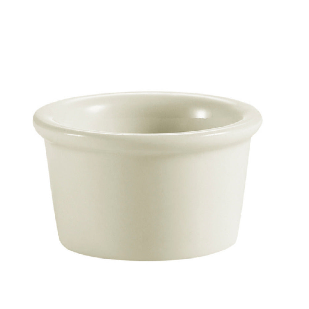 CAC China RKF-5-AW RKF Ramekin 5 Oz. 3-3/8" Dia. X 2"H