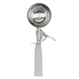 Empura 225318 - Disher, 5.33 Oz / #6 Thumb Press - White Handle, Chef Approved