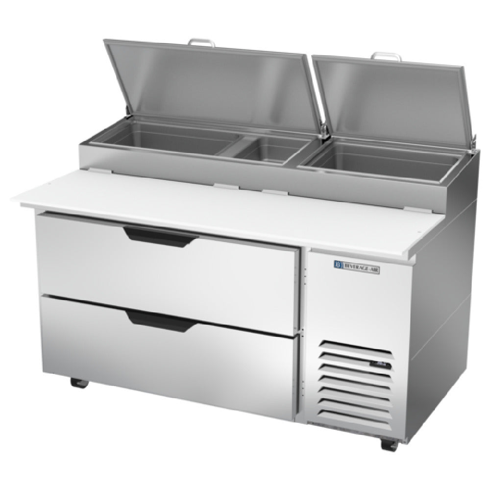 Beverage Air DPD60HC-2 Pizza Top Refrigerated Counter One-section 60"W