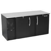 Victory VBB68HC-F-B - Back Bar Refrigerator, Food Rated, Two-section