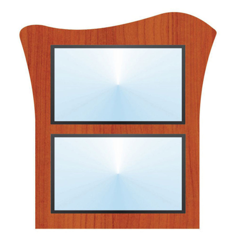Hubert 86414 - Menu Board, 2-pocket, Wall-mount