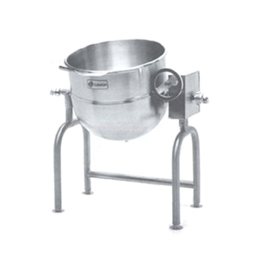 Legion TWU-30MV Direct Steam Tilting Kettle With Mixer 30-gallon