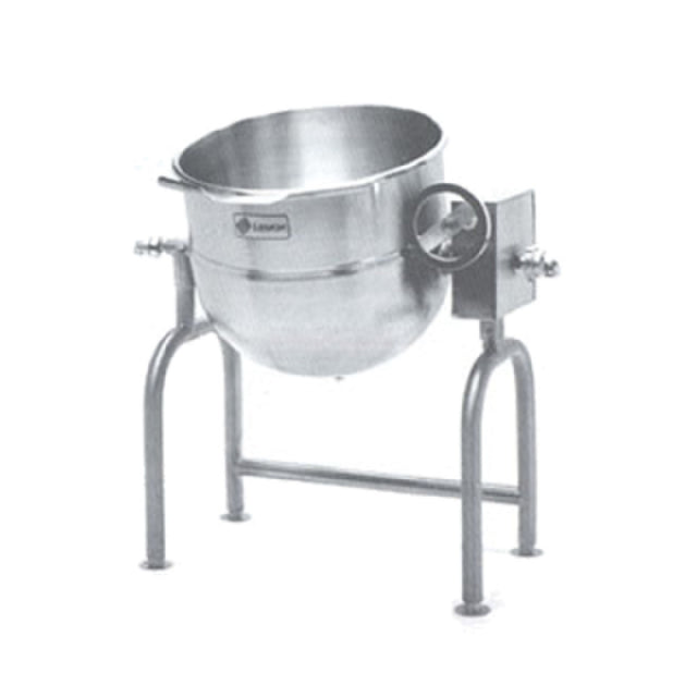 Legion TWU-50MV Direct Steam Tilting Kettle With Mixer 50-gallon