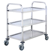 Winco SUC-50 Trolley 3-tier 37" X 19" X 37"H With Wheels