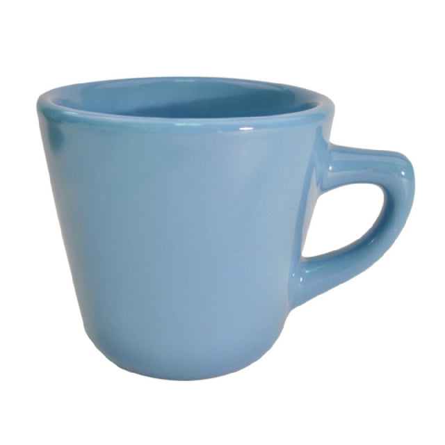 CAC China LV-1-LBU Las Vegas Coffee Cup 7-1/2 Oz. 3-1/4" Dia. X 3"H