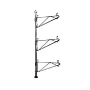Eagle PWE24-3VG Adjustable Post Wire Wall Mounts Prepackaged End Unit For 24"D Shelves