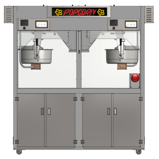 Gold Medal 2973-00-821 - PopClean® 52 Oz. Popcorn Machine (72") With Updraft HEPA Filtration System (for Each Kettle)
