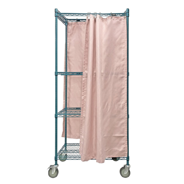Quantum WRC74-1836FP-3PC Mobile Privacy Storage Cart 36"W X 18"D X 80"H 1200 Lb. Load Capacity