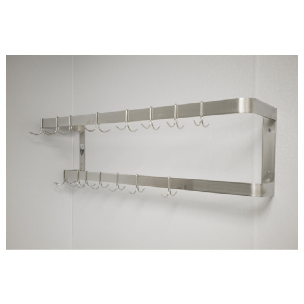 Winholt SSWMPR-4816-D Pot Racks Wall Mount 48"W