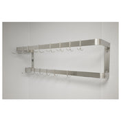 Winholt SSWMPR-9616-D Pot Racks Wall Mount 96"W