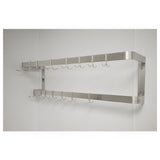 Winholt SSWMPR-4816-D Pot Racks Wall Mount 48"W