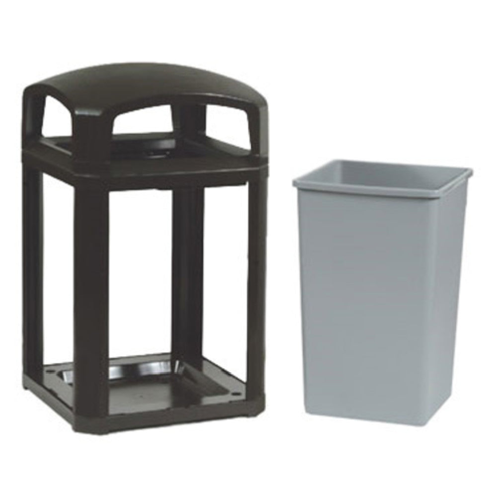 Rubbermaid FG397000BLA Landmark Series® Classic Container 35 Gallon 26" Square X 40"H