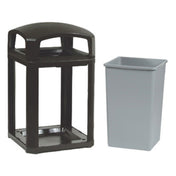 Rubbermaid FG397000BLA Landmark Series® Classic Container 35 Gallon 26" Square X 40"H
