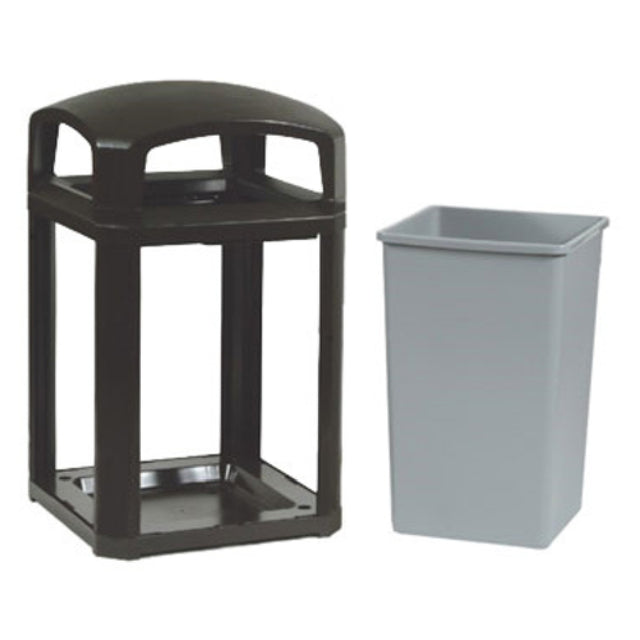 Rubbermaid FG397000BLA Landmark Series® Classic Container 35 Gallon 26" Square X 40"H