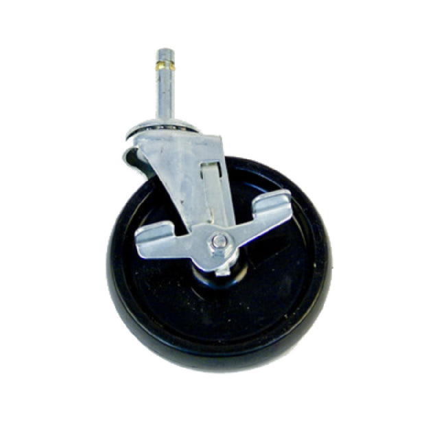 New Age Industrial C485 Stem Caster Swivel With Brake 5" Diameter