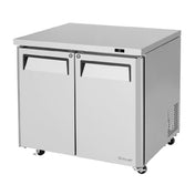 Turbo Air MUR-36L-N6 M3 Series Undercounter Low Boy Refrigerator Two-section 8.36 Cu. Ft.