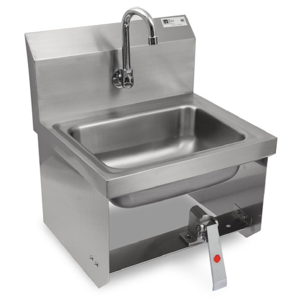 John Boos PBHS-W-1410-KV1MB-X Pro-Bowl Hand Sink Wall Mount 14"W X 10" Front-to-back X 5" Deep Bowl