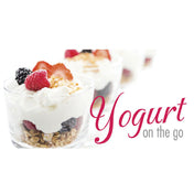 Hubert 31408 - Magnetic Sign, "Yogurt On The Go", 49"L X 26"H