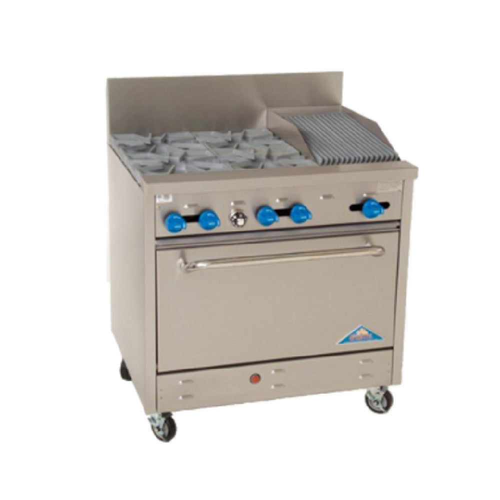 Comstock-Castle F330-1RB Range Gas 36" Wide