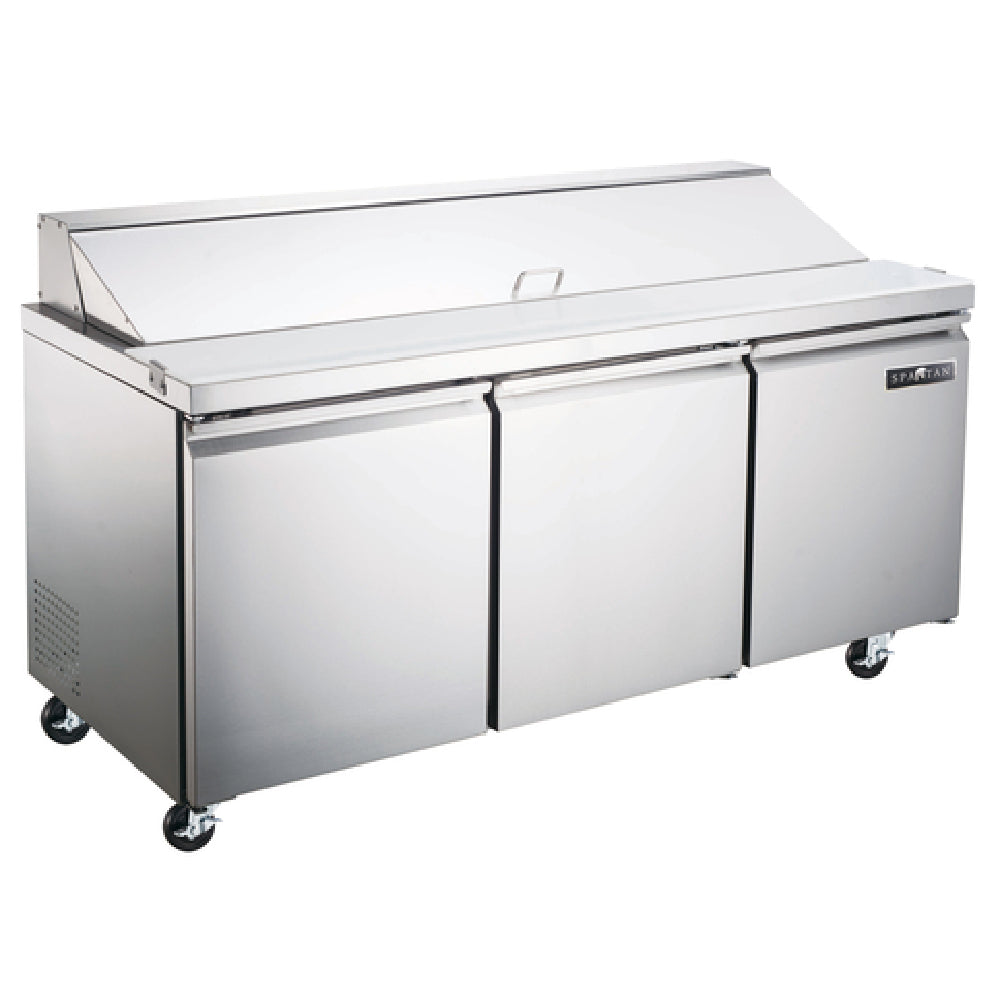 Spartan SST-72 Sandwich/Salad Prep Unit Three-section 18.0 Cu. Ft.