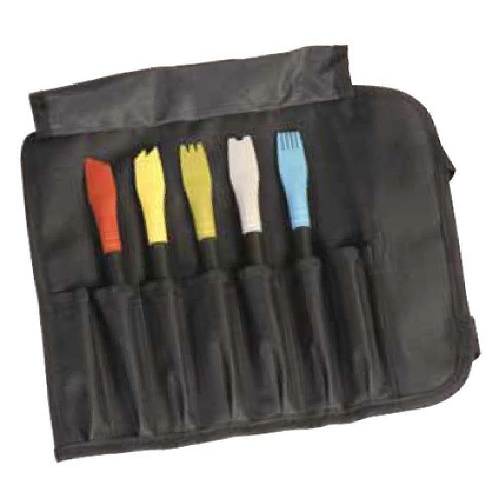 Mercer Culinary M35615 Silicone Brush Set 6-piece Includes: (1) M35601 60° Angle