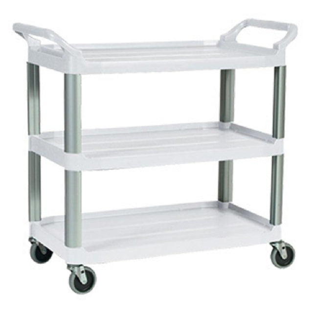 Rubbermaid FG409100OWHT Xtra™ Utility Cart 40-5/8"L X 20"W X 37-13/16"H (3) Shelves