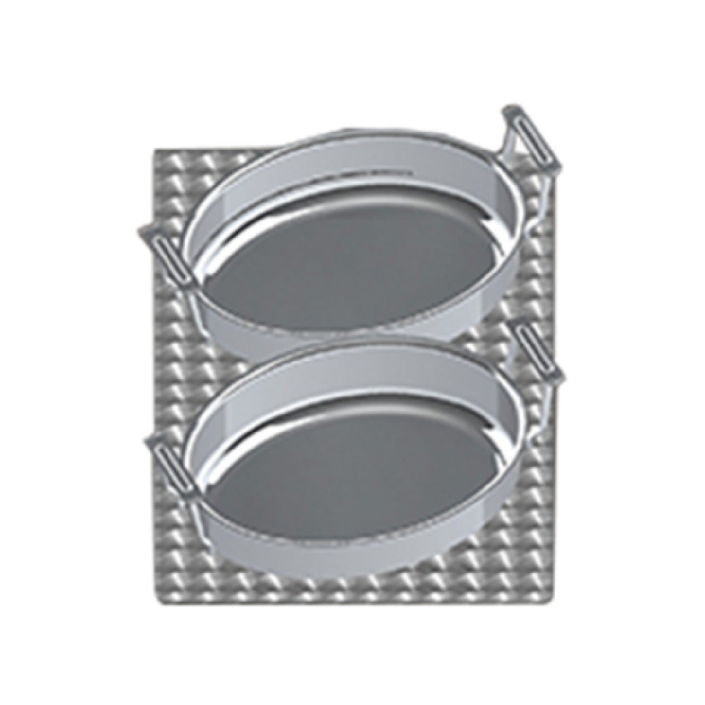 TableCraft Products CW1040BRS - Hot Food Template, 13-1/2" X 21-5/8" (fits Well Size: 11-7/8" X 19-7/8")