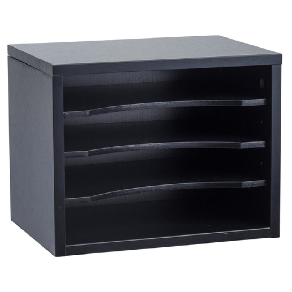 Alpine Industries ADI502-01-BLK Desk Organizer Stackable With Removable Shelves