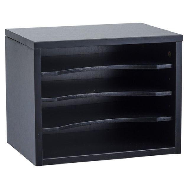 Alpine Industries ADI502-01-BLK Desk Organizer Stackable With Removable Shelves