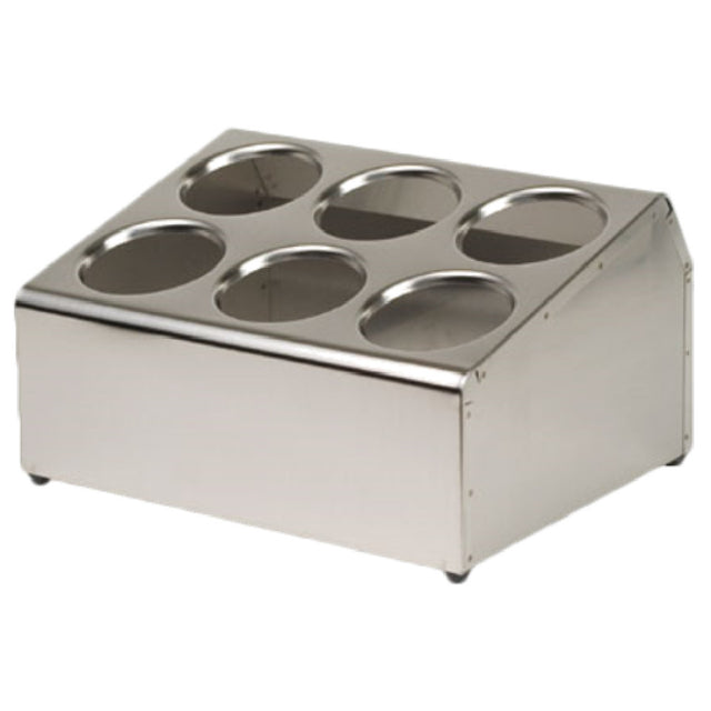 Royal ROY SLV DSP 6 - Silverware Dispenser, 6 Hole, Stainless Steel