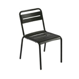 Emuamericas, Llc E161N-61 - Star Stacking Side Chair, Outdoor/indoor, Steel Slats Back And Seat