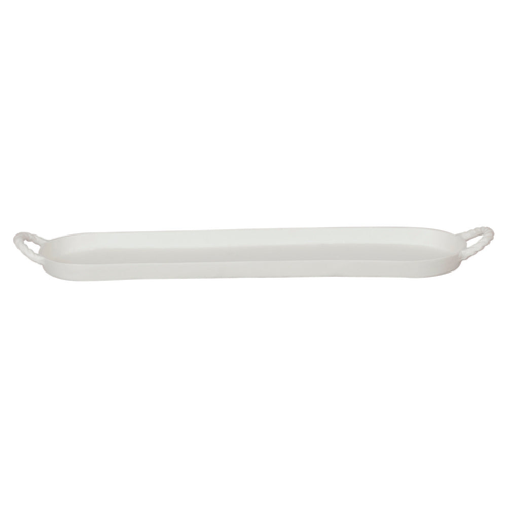 Bon Chef 80212CABERNET Tray 26-1/4" X 7-1/8" X 1-1/4"H Oval