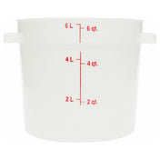 Carlisle 1097502 Carlisle StorPlus™ Food Storage Container 6 Qt. Round
