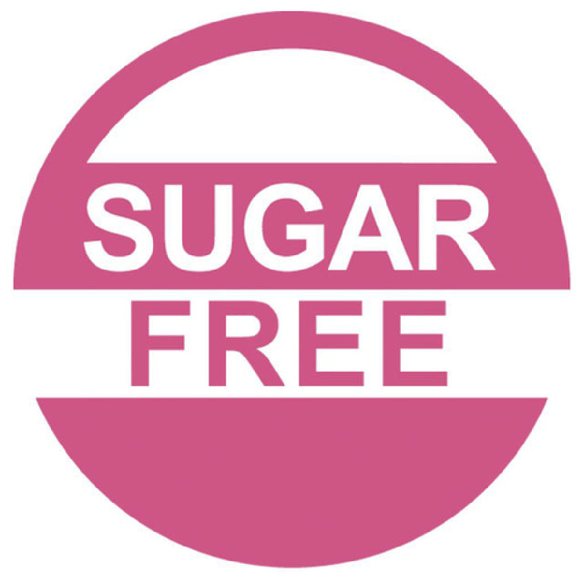 Hubert 62989 - Dietary Label, "Sugar Free", 1" Dia.