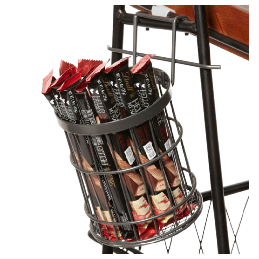 GET Enterprises WB-55-MG Urban Renewal™ Wire Basket 4-1/2" Dia. X 5-1/2“H Round