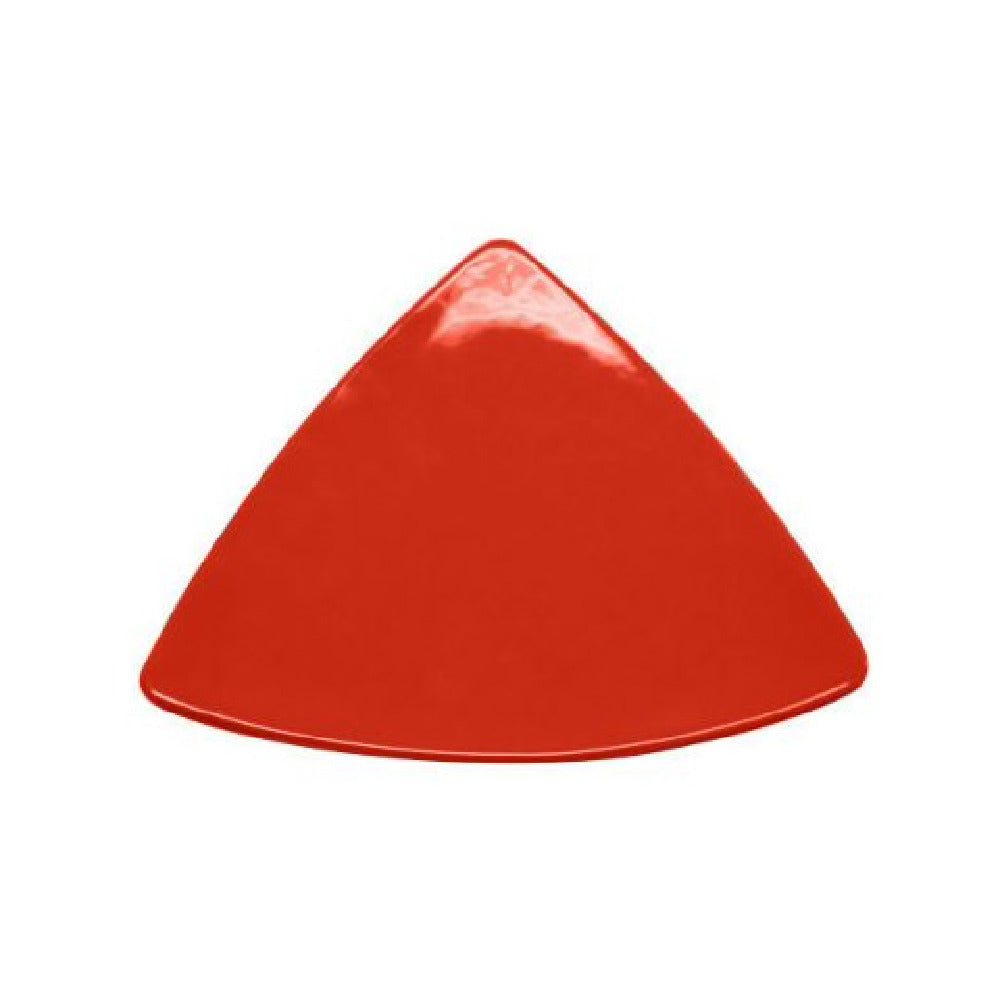CAC China TRG-9-R Festiware Plate 8-1/2"L X 8-1/2"W X 1"H Triangular