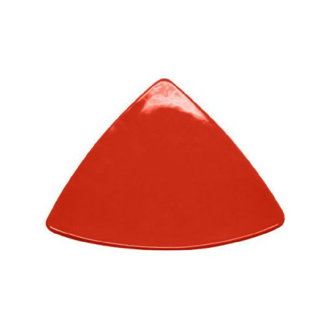 CAC China TRG-9-R Festiware Plate 8-1/2"L X 8-1/2"W X 1"H Triangular