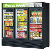 Turbo Air TGF-72SD-N_BL Super Deluxe Glass Merchandiser Freezer Three-section