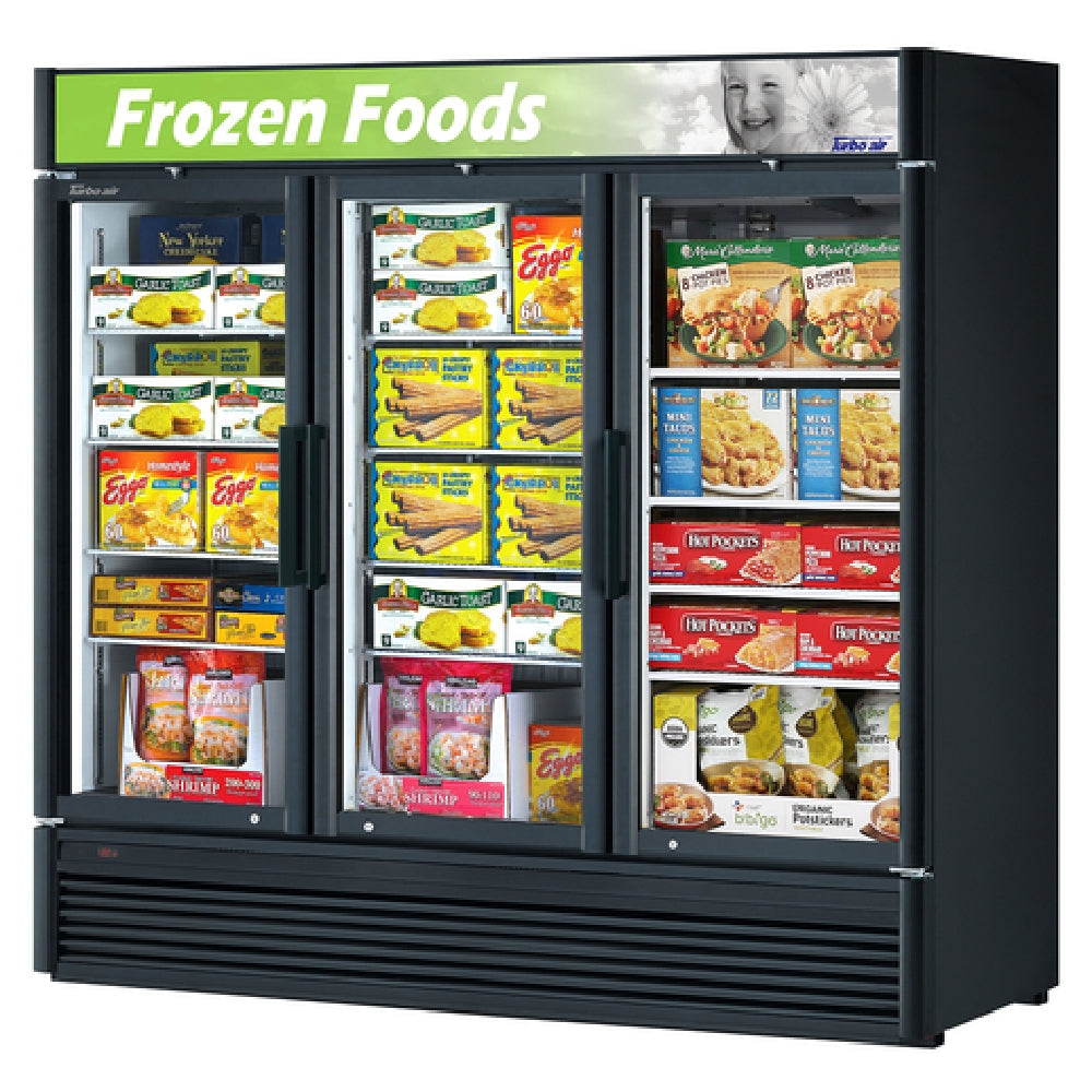 Turbo Air TGF-72SD-N_WH Super Deluxe Glass Merchandiser Freezer Three-section