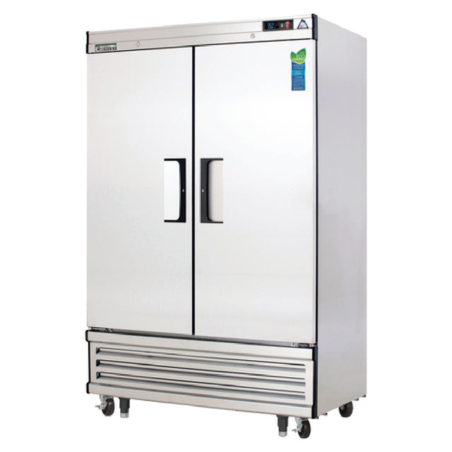 Everest Refrigeration EBSR2 Reach-In Refrigerator Two-section 49-5/8"W
