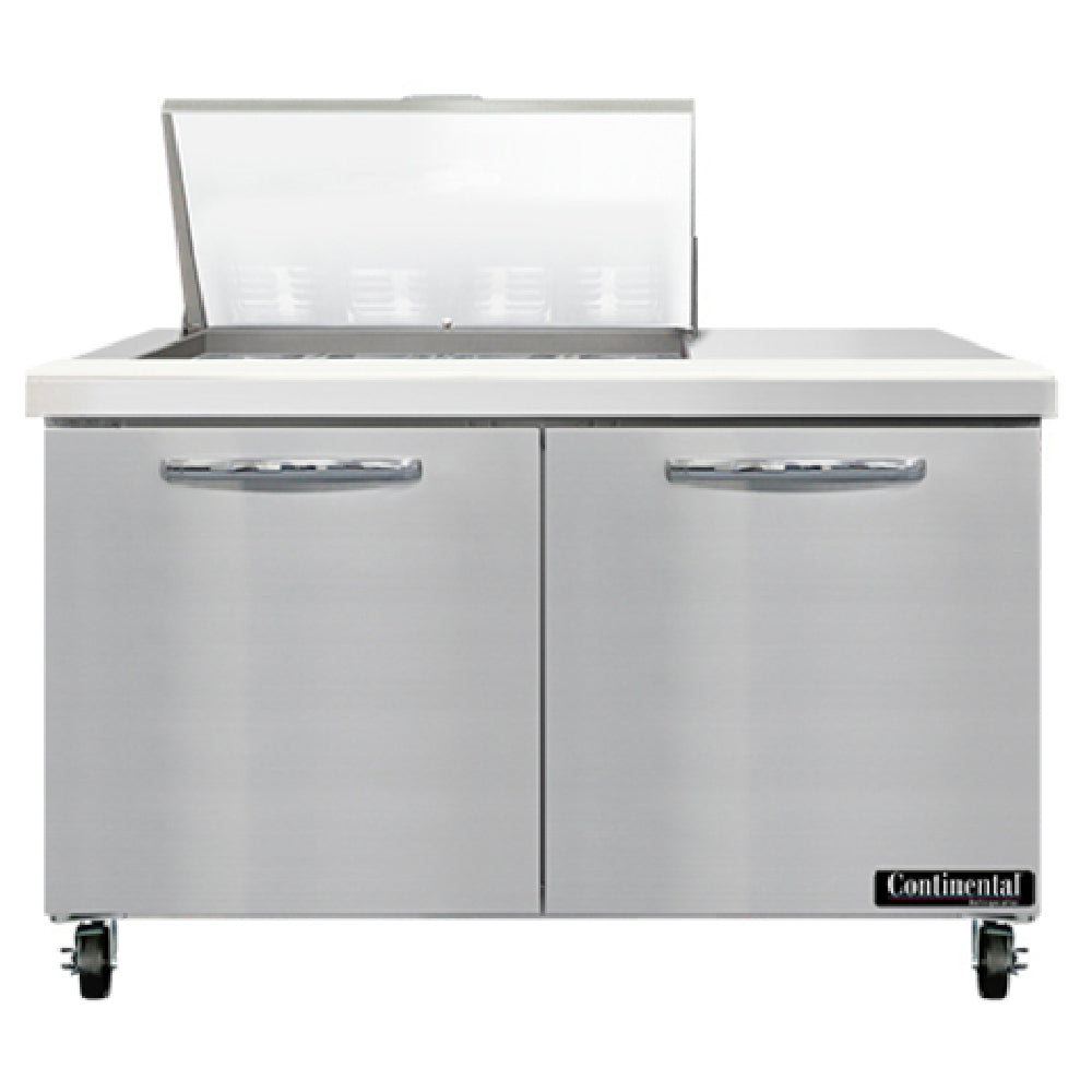 Continental Refrigerator SW48N12M Mighty Top Sandwich Unit 48"W 13.4 Cu Ft Capacity
